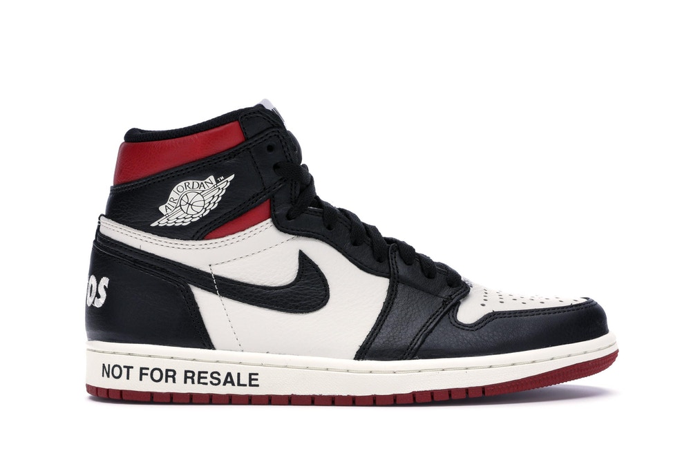 Jordan 1 Retro High “Not for Resale” Varsity Red