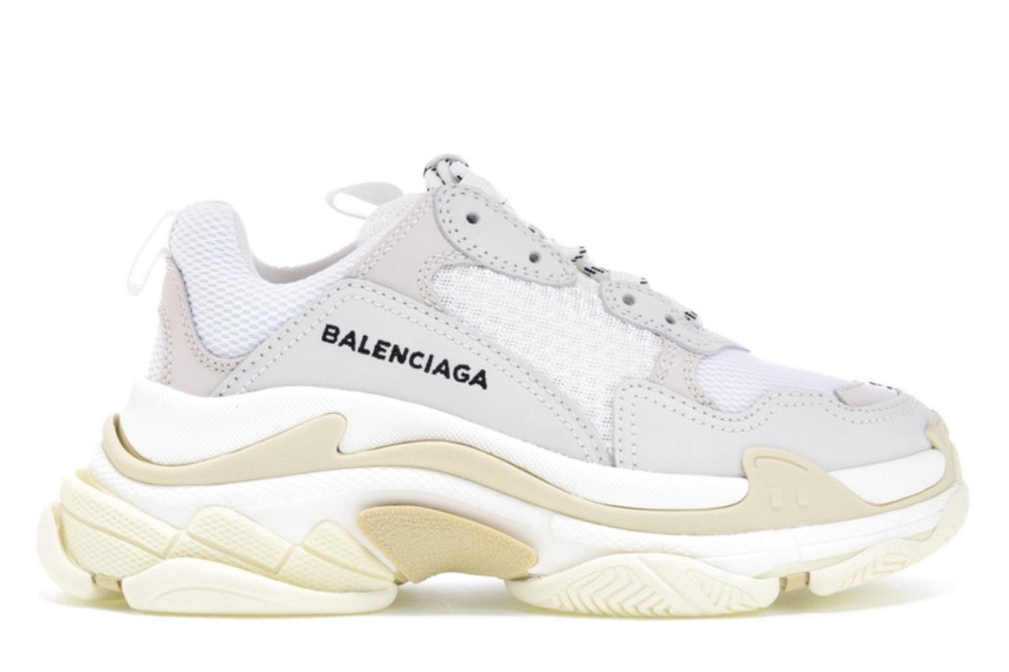 Ba*len*cia*ga triple s white