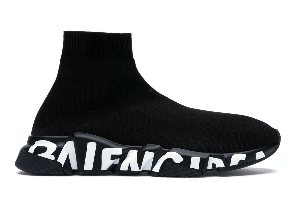 Ba*len*cia*ga speed graffiti trainers black
