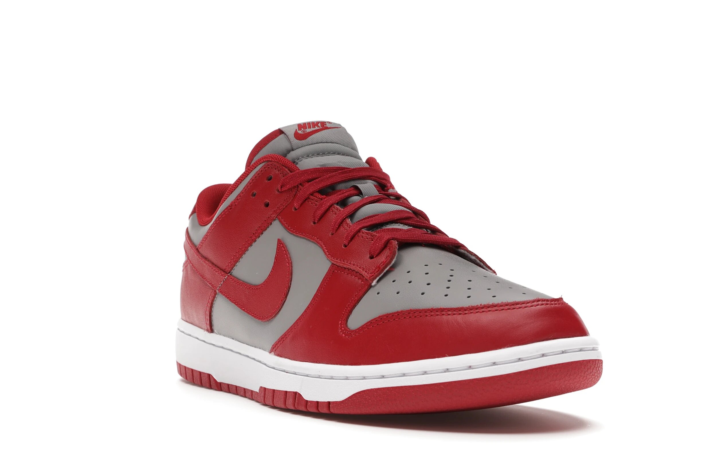 Nike Dunk Low Retro Medium Grey Varsity Red UNLV