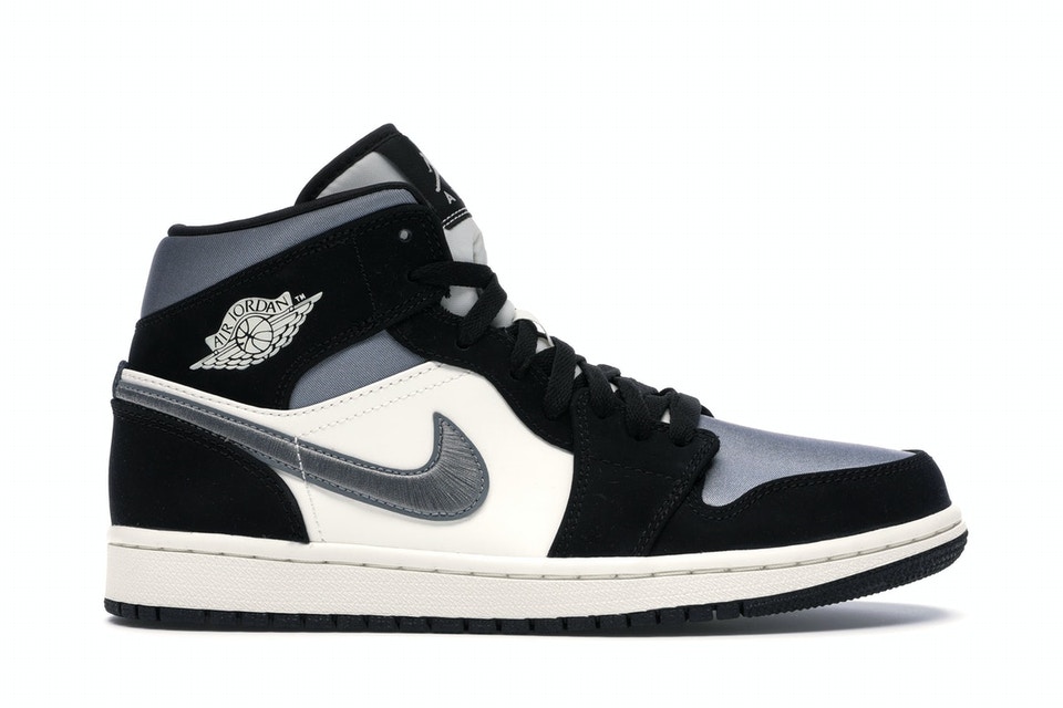 AJ 1 Mid Satin Grey Toe