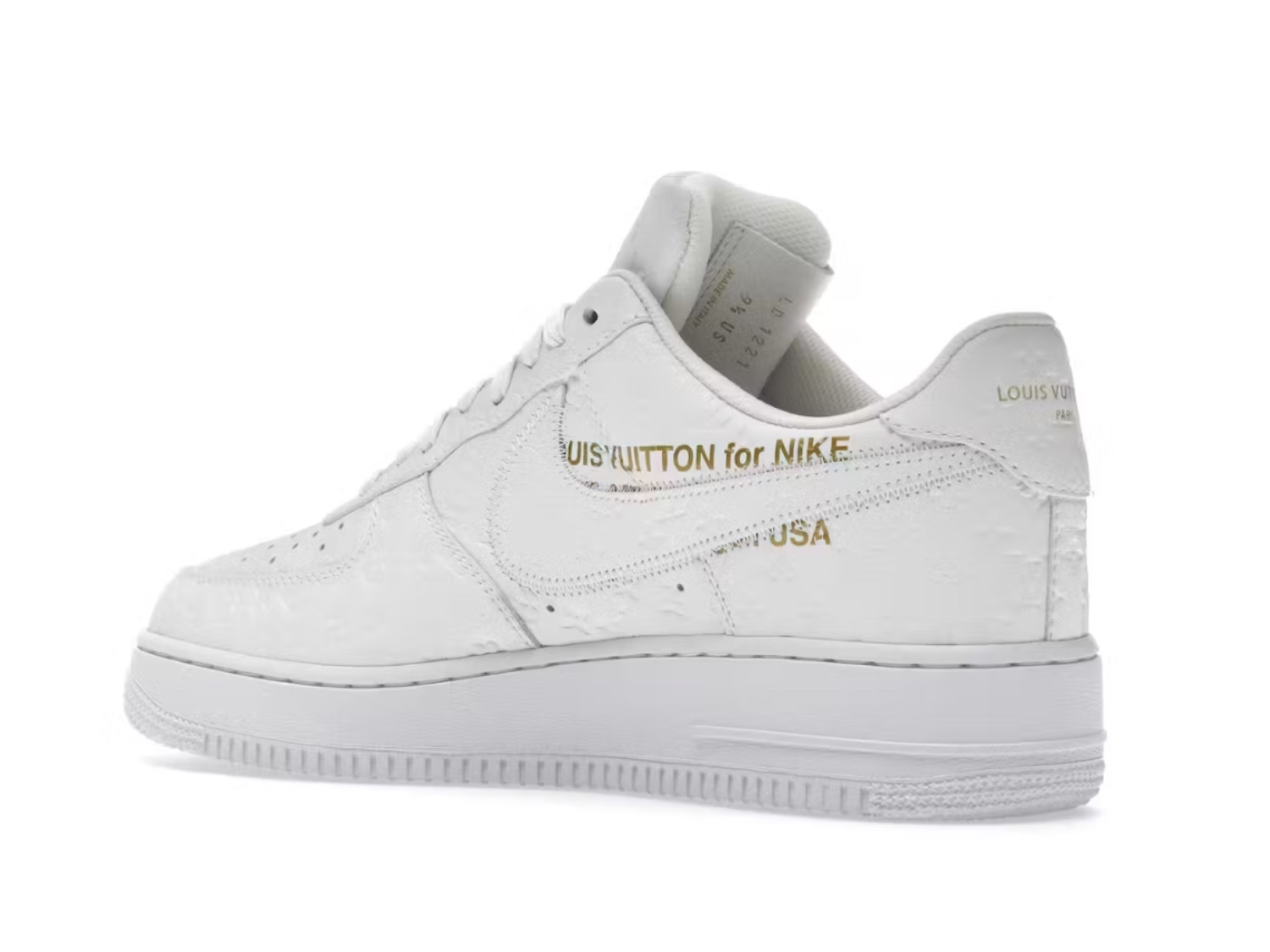 l**is V*t*n nike air force 1 low by virgil abloh white
