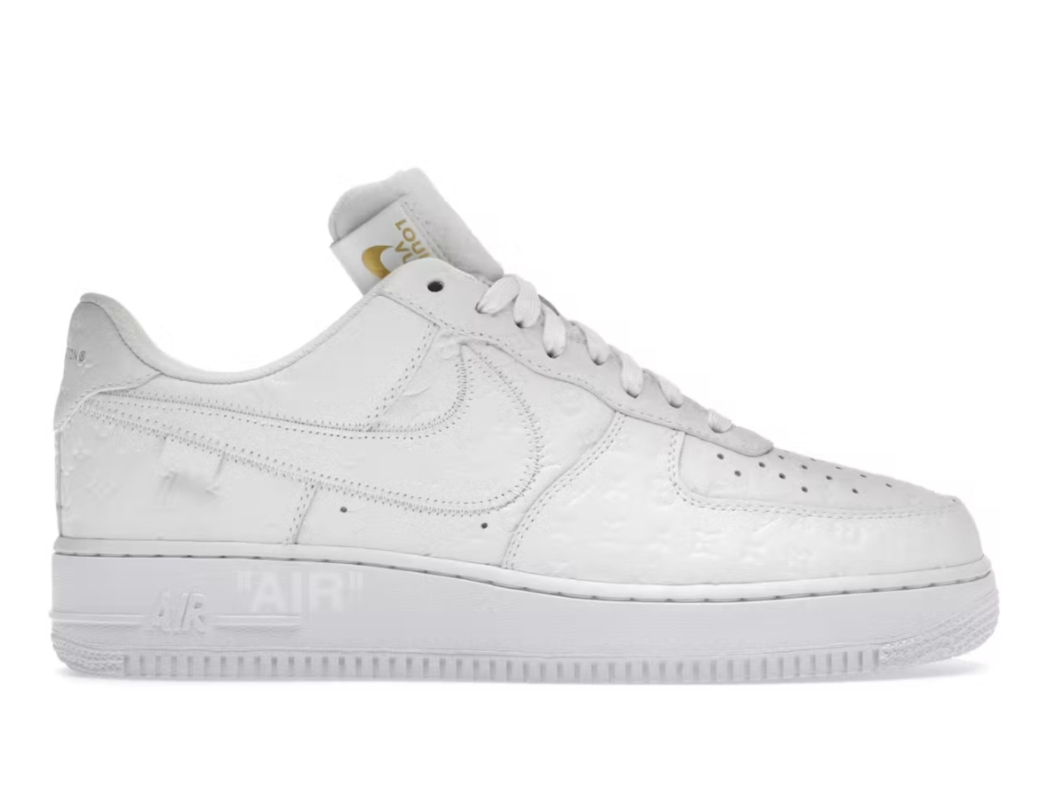l**is V*t*n nike air force 1 low by virgil abloh white