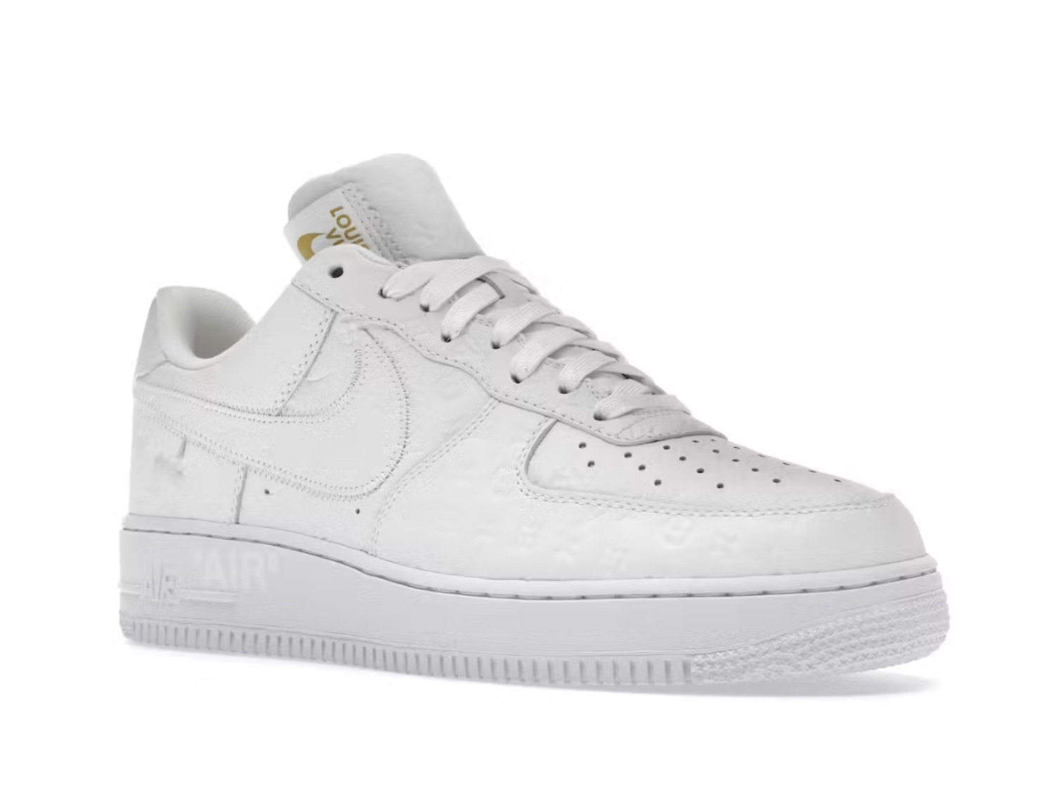 l**is V*t*n nike air force 1 low by virgil abloh white